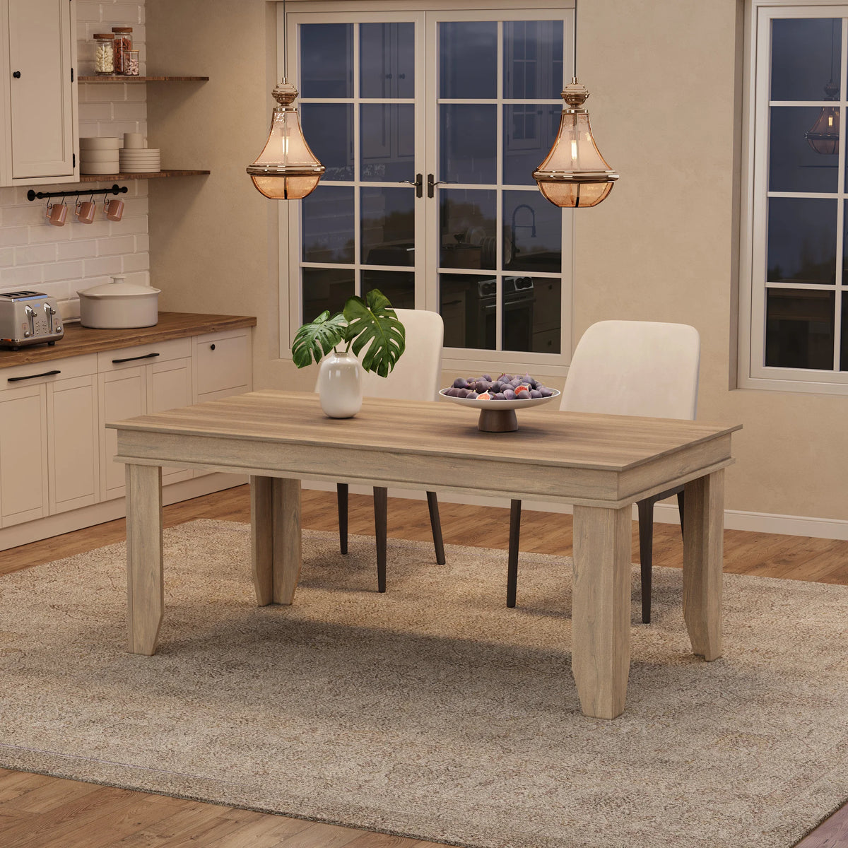 Farmhouse Rectangular Dining Table