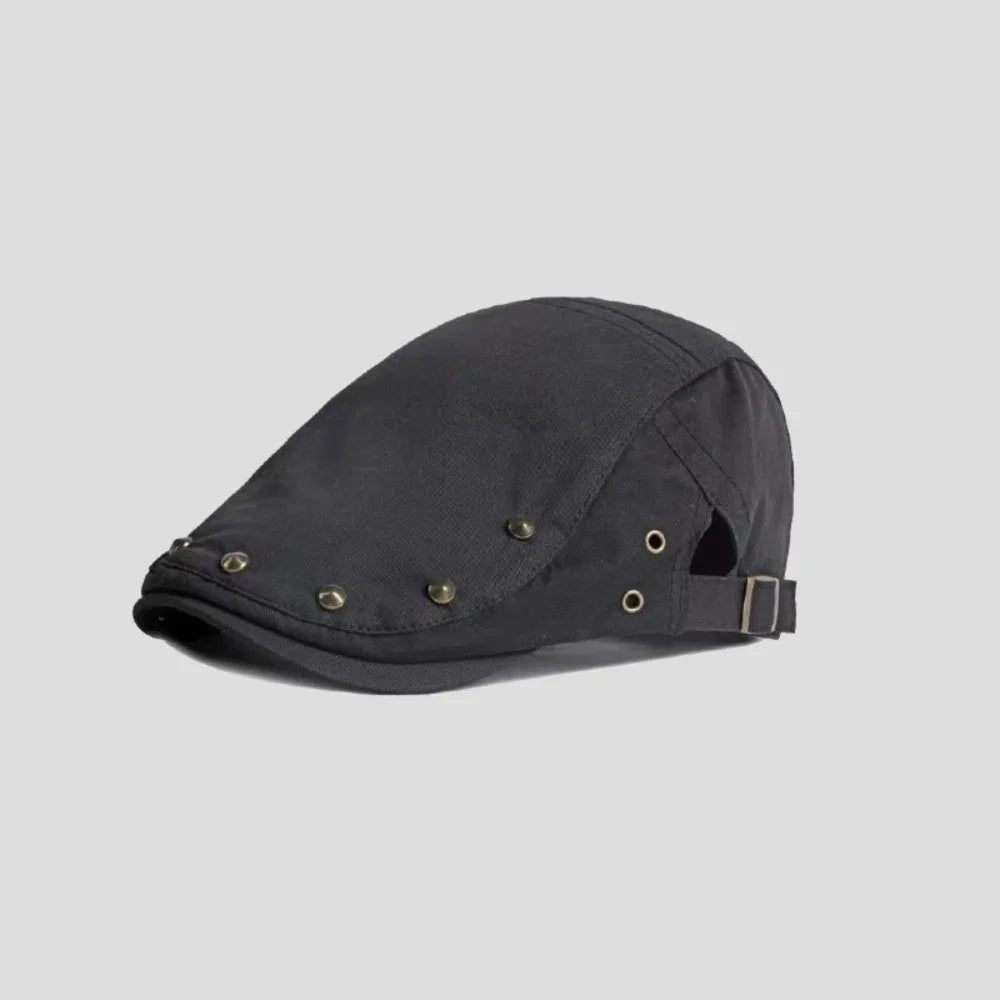 Casual Y2K Rivet Beret Harajuku Cotton Forward Cap Fashion Visor