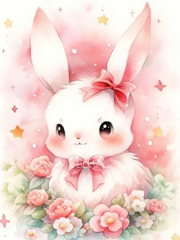 5D Fairy Dust Resin Diamond Painting Cartoon Cat Diamond Embroidery Mosaic Anime Girl Cross Stitch Set DIY Art Home Decor