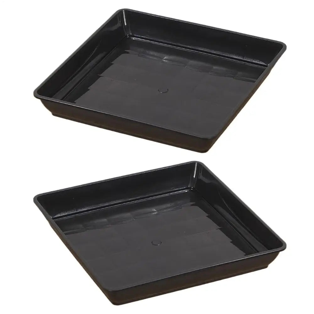 Plant Saucer Square Durable Flower Pot Indoor Outdoor Heavy Duty Tray Square Flowerpot Water Dish Home Decor for Gardening