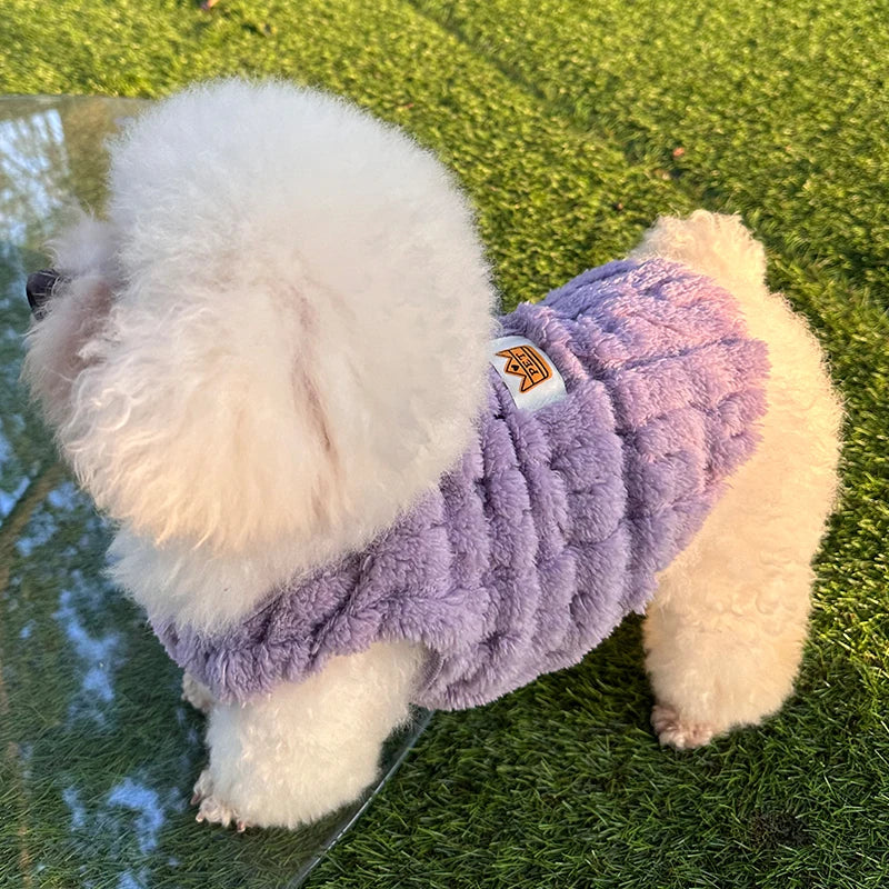 Dog Sweater for Small Dogs Winter Warm Solid Color Pet Sweater for Small Medium Dogs Dachshund Puppy Clothes Dog Supplies