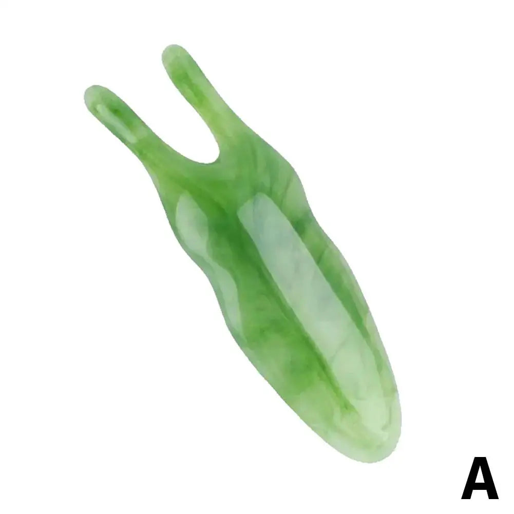 Natural Resin Gua Sha Facial Scraper Massager - Eye, Nose, and Face Care Tool - Skin Care Beauty SPA Gouache Tool
