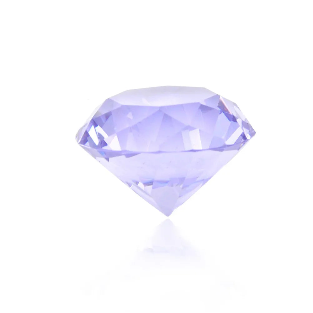 Glass Crystal Diamond Shape Paperweights Facet Jewel Wedding Decor Gift 30mm