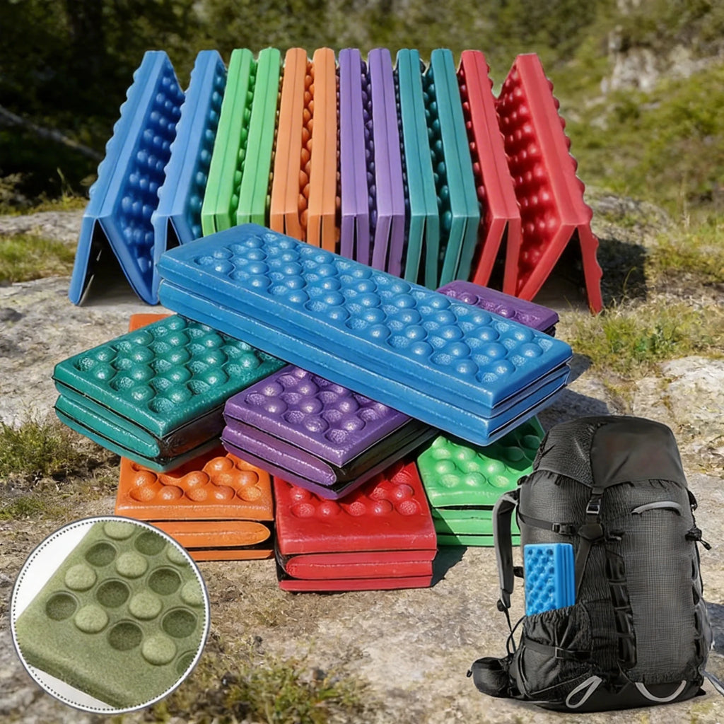 Honeycomb Massage Mat Fold XPE Cushion Outdoor Hiking Camping