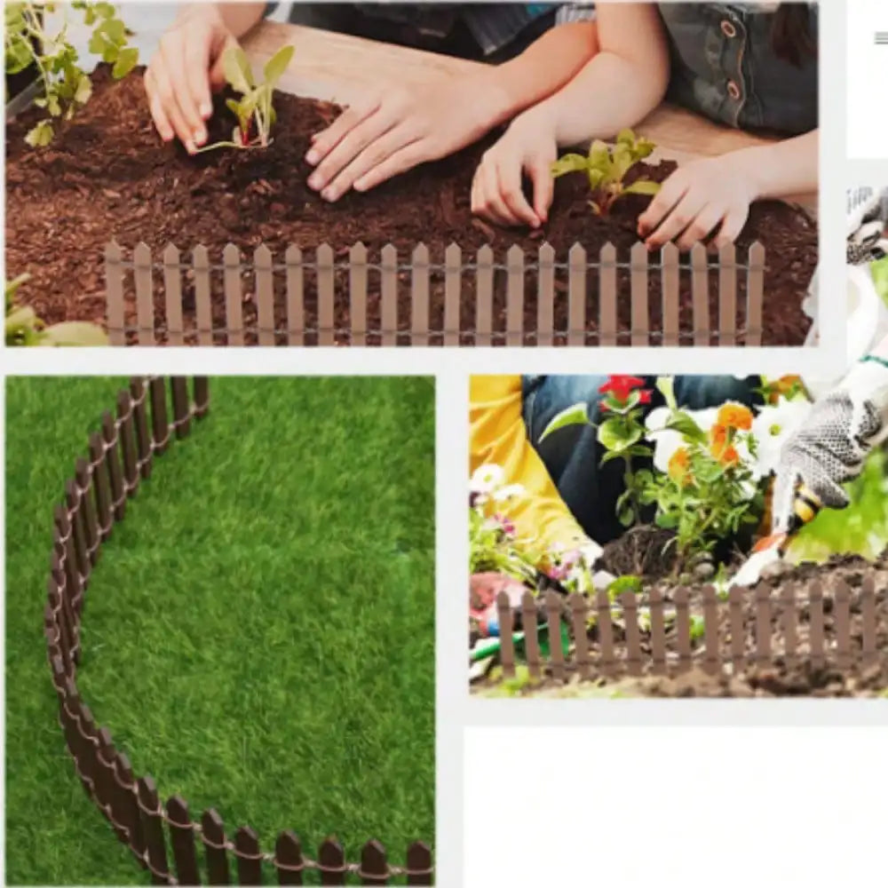 1PC Mini Wooden Fence Miniature Fence For Fairy Garden