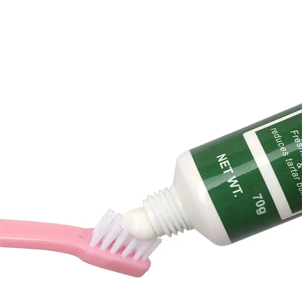 Pet Dog Tootpaste Cleaning Supplies Vanilla Beef Flavor Pet
