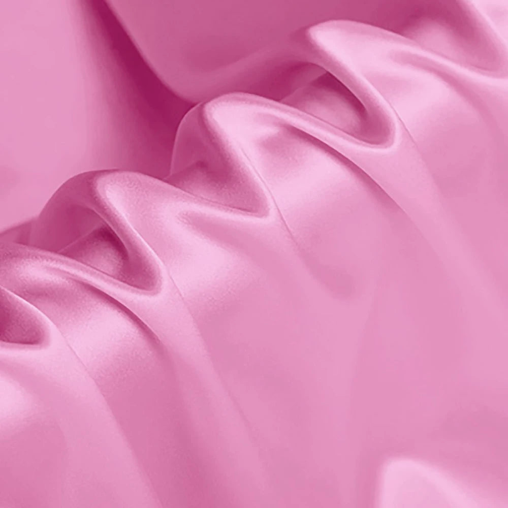 CISULI Pure Silk Stretch Satin Fabric,16momme,Width 140cm,Silk Lycra,Shirt and Dress Cloth Material