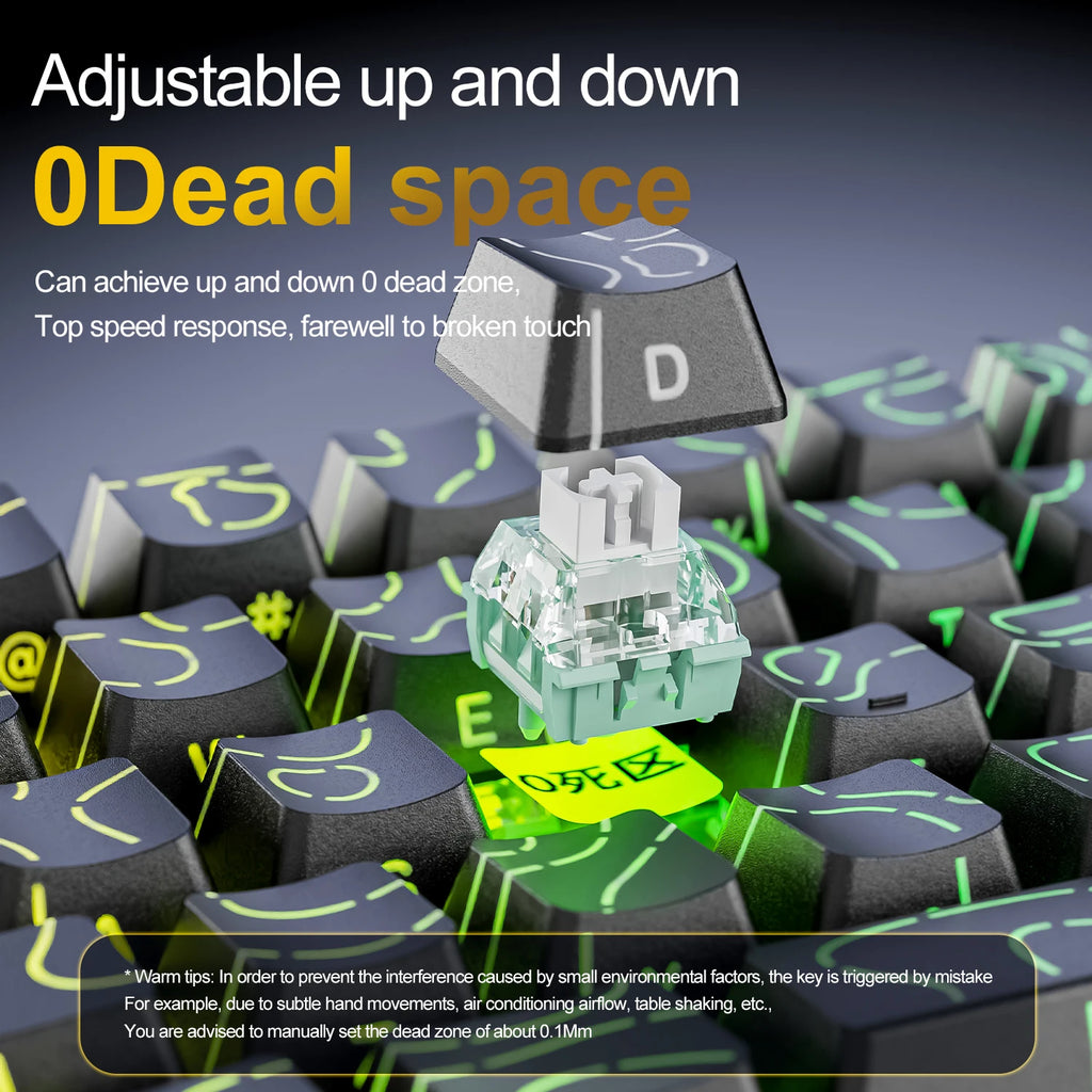 ATTACK SHARK X68HE X68Pro He Magnetic Mechanical Keyboard for