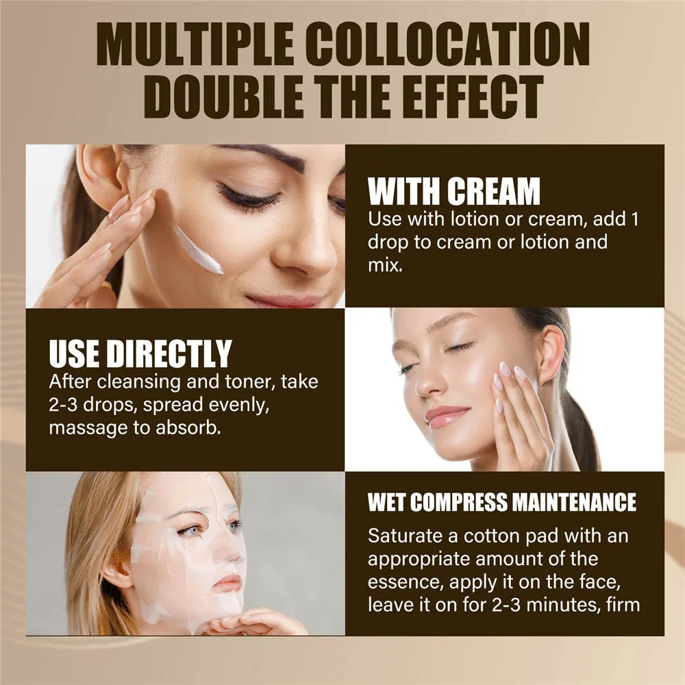EELHOE Lactobionic Acid Pore Shrink Face Serum Skin Repair Clean Blackheads Acne Skin Care Lasting Moisturizing Korean Cosmetic