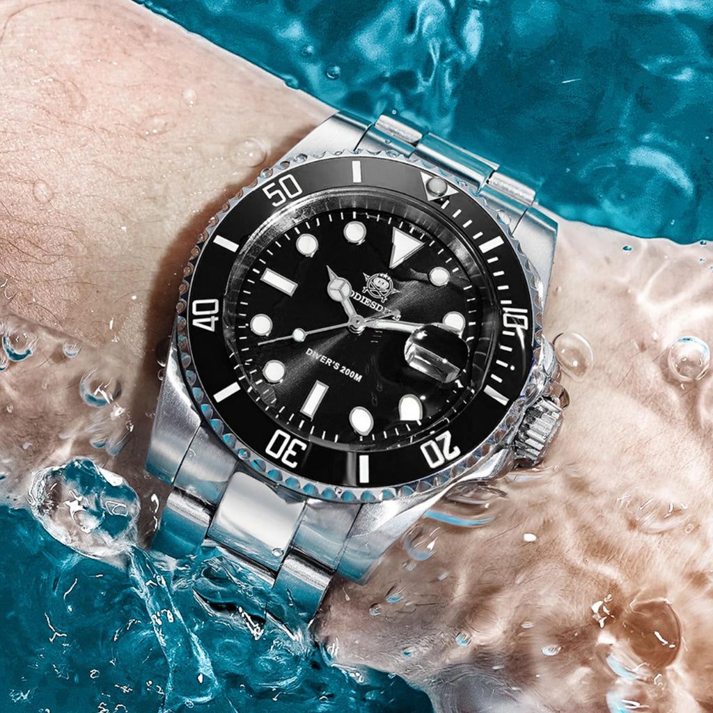 ADDIESDIVE Hot Selling Luxury Men's Diving Watch Steel BGW9