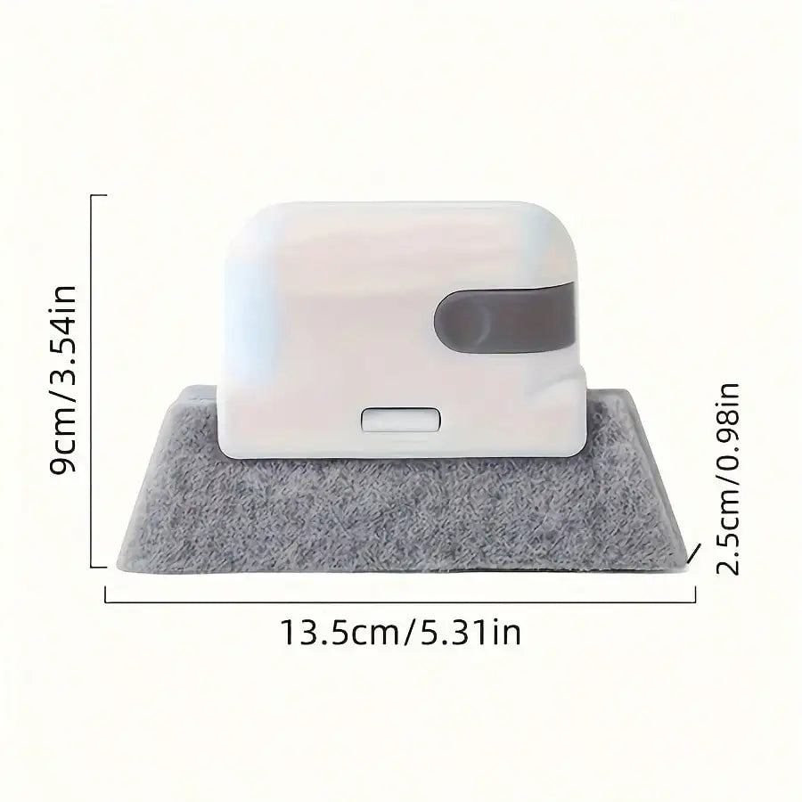 2-In-1 Detachable Window Track Cleaning Brush, Multifunctional Gap Cleaner For Door Slides, Window Sills, Kitchen Countertops And Frame Crevices, Easy To Use, Reusable, Perfect For Home Deep Cleaning