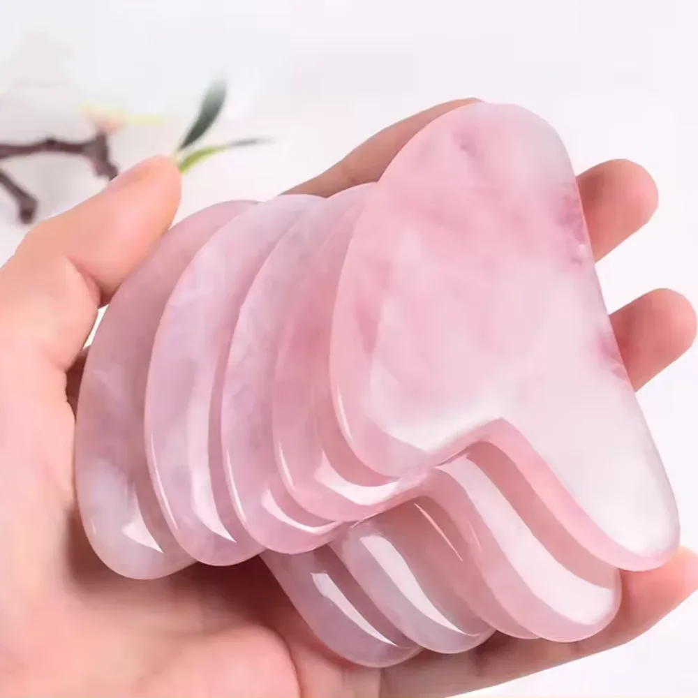 Natural Jade Facial Gua Sha Board Smooth Surface Portable