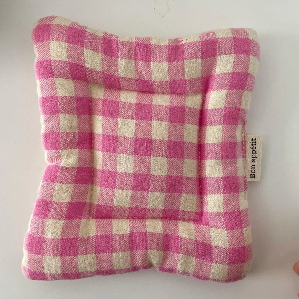 Coaster Fresh Pastoral Style Cotton Coaster Cloth Insulation Pad Table Mat Placemat Home Decoration Kitchen Accessories