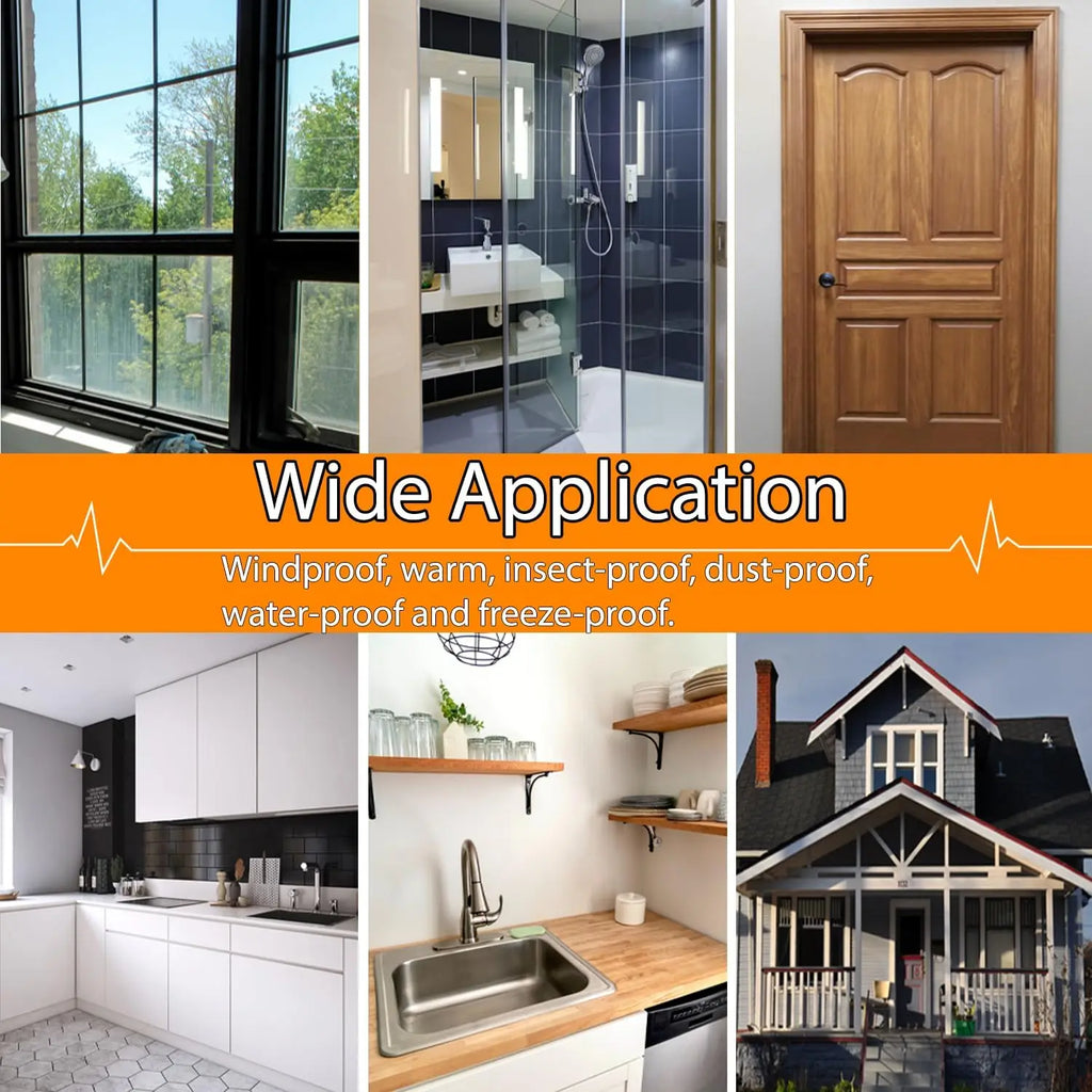 Window Insulation for Winter Weather Sealing Tape Residue Free