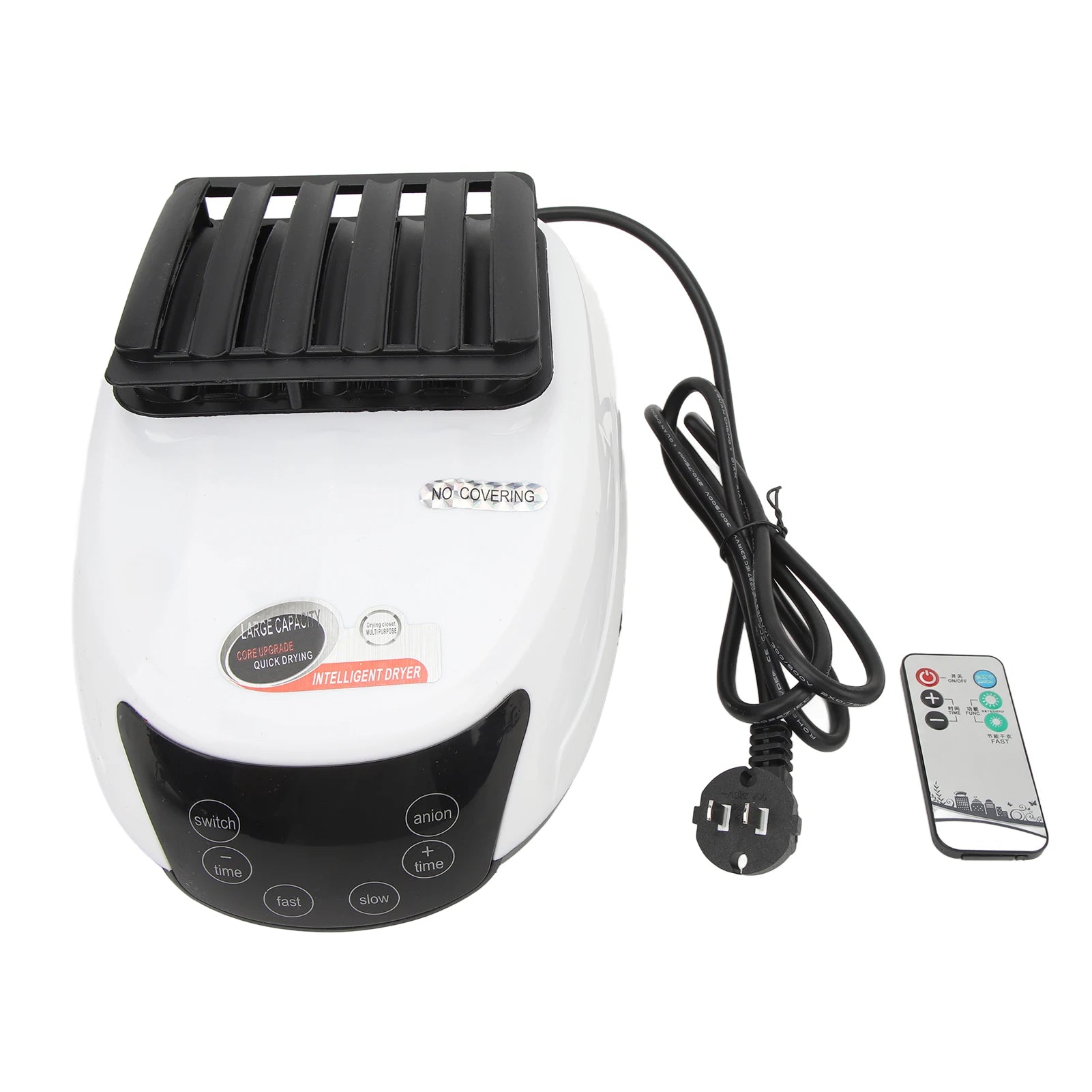 Clothes Dryer White Clothes Dryer Machine Six Buttons Host US 110V Timing Silent  with Remote Control for Home