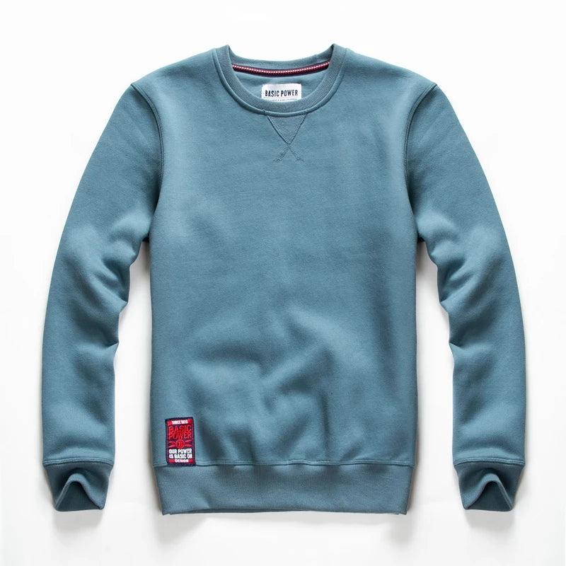 Autumn Fashion Mens Hoodies Solid Casual O-neck Sweatshirt Class Style Male New Trend Long Sleeve Hoodies Men Streetwear BP20931