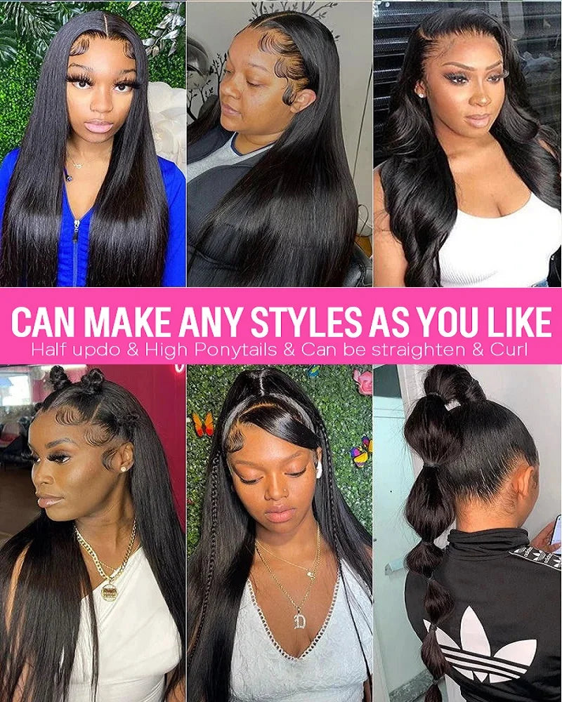 44 46 Long Inch 13x4 HD Lace Front Wig