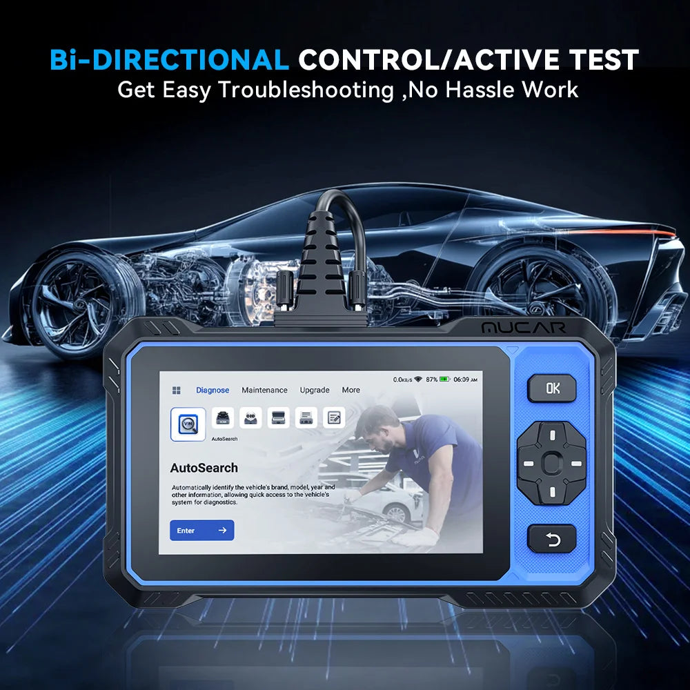 Mucar 632 AI Automotive Tools Life Free Obd2 Scanner