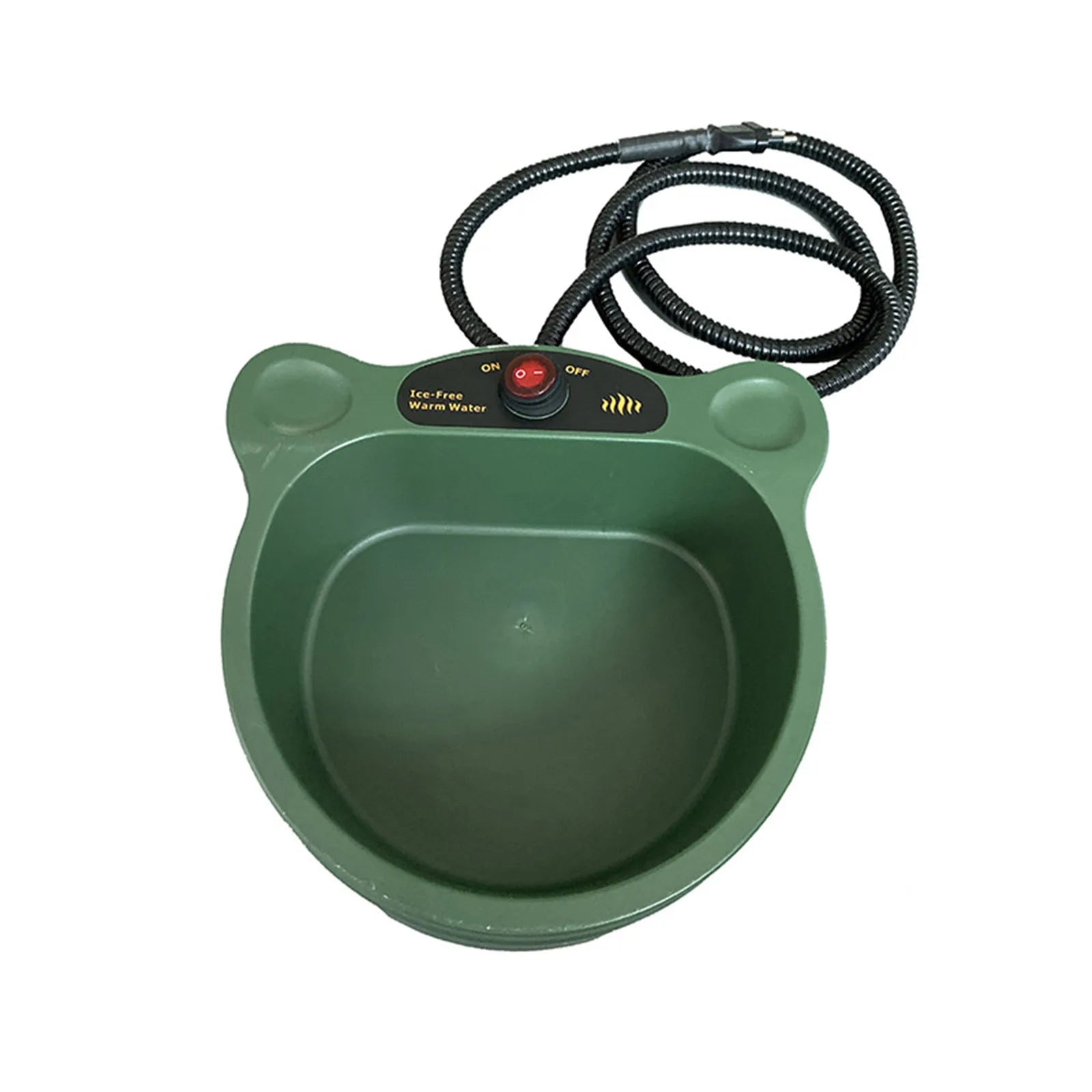 Electric Dog Water Bowl Green Heated Dog Bowl for Pet Dog Electric Dog Water Bowl Heated Dog Bowl Thermal Dog Bowl