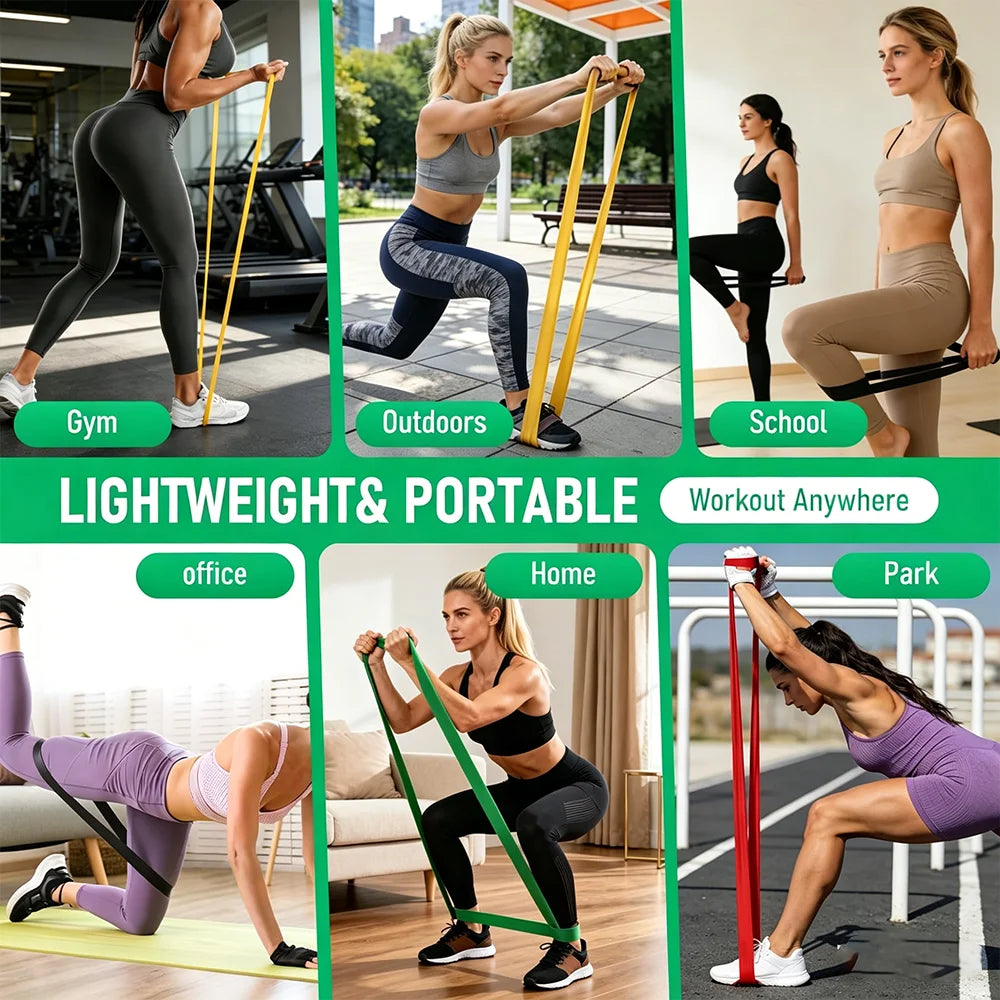 Resistance Bands Set Pull Straps Assistive Pull-Up Bands Exercise