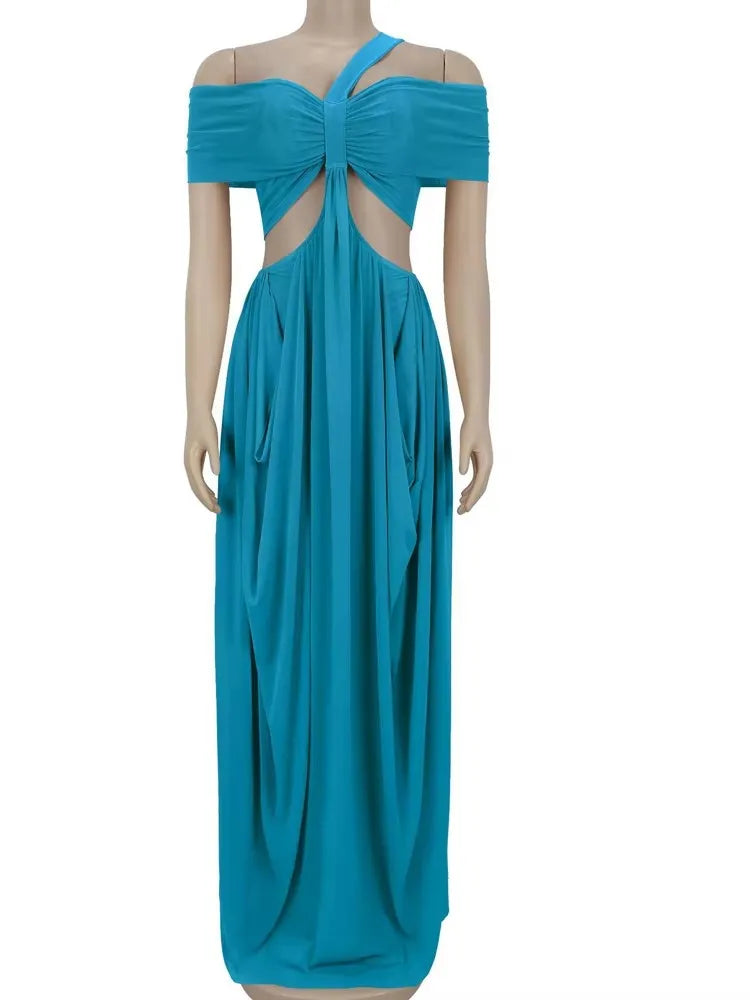 Beyprern Chic Women's Cut Out Layered Irregular Party Dresses