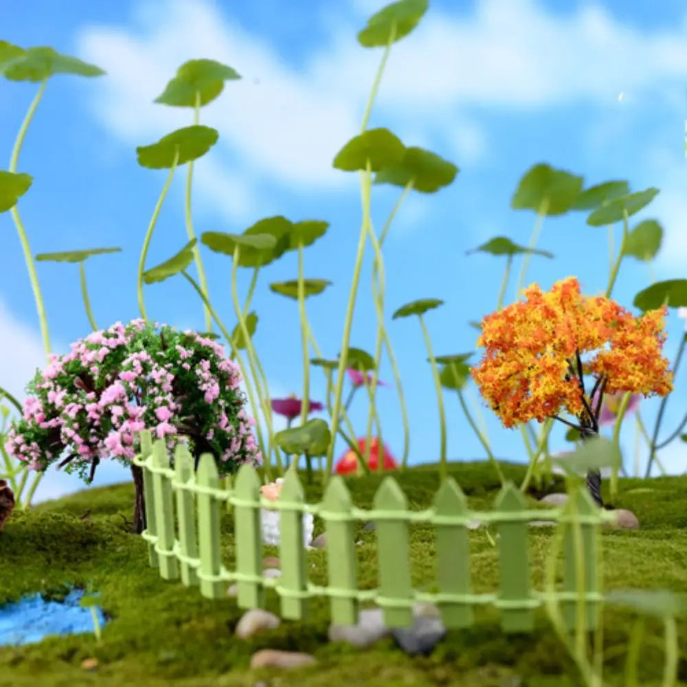 Durable Plastic Sakura Miniatures Rural Style Model Simulation Trees Landscape Vivid Micro Landscape