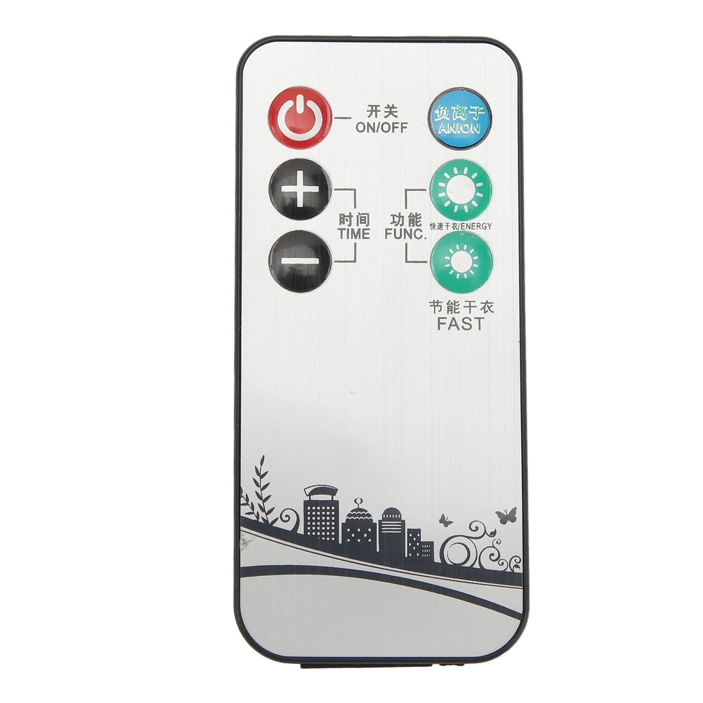 Clothes Dryer White Clothes Dryer Machine Six Buttons Host US 110V Timing Silent  with Remote Control for Home