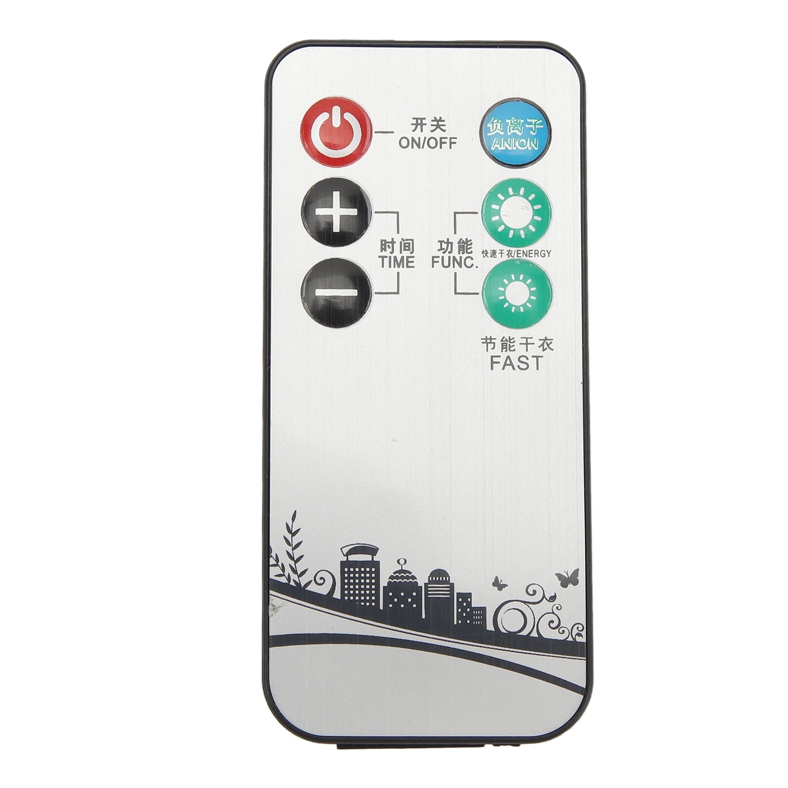 Clothes Dryer White Clothes Dryer Machine Six Buttons Host US 110V Timing Silent  with Remote Control for Home