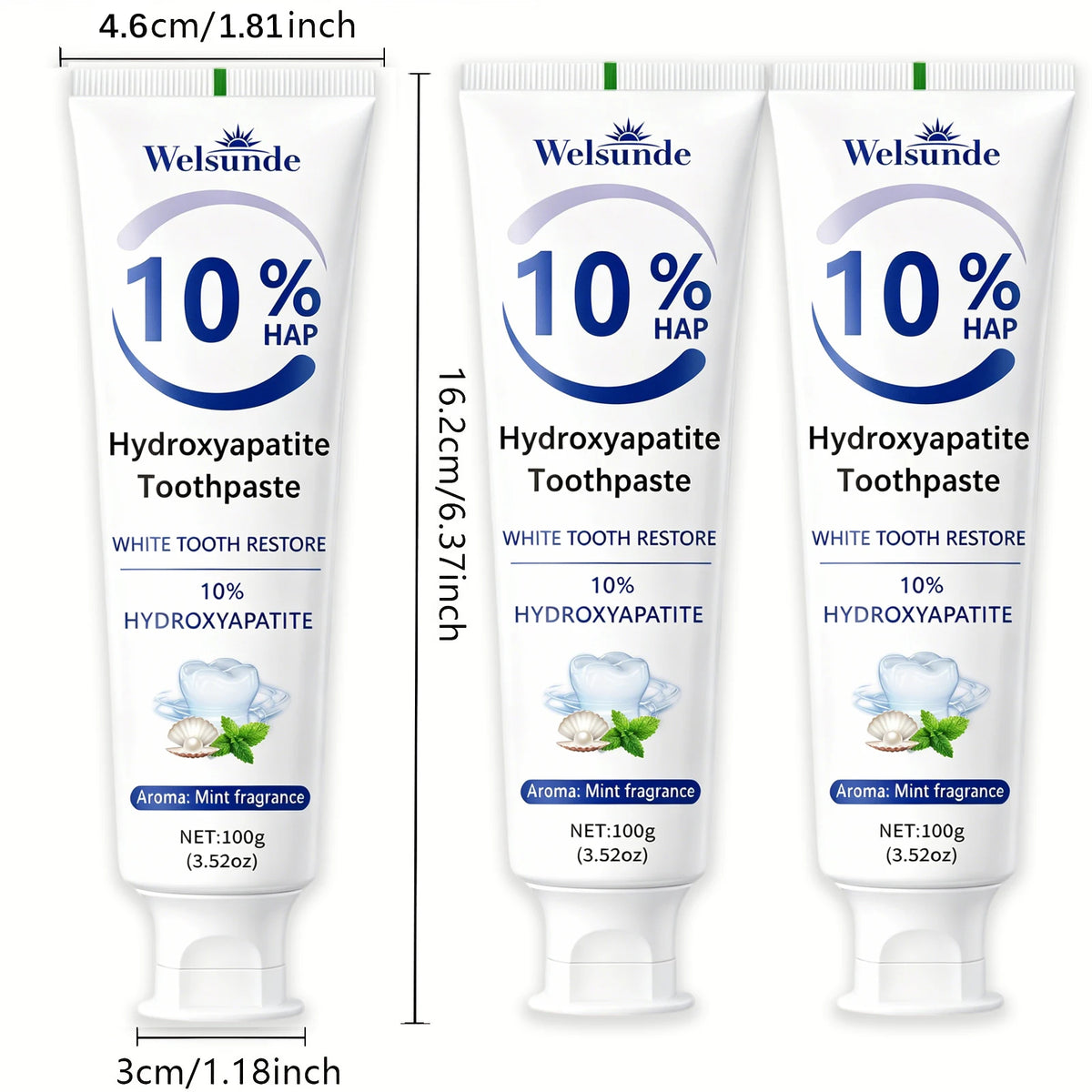 Powerful Whitening Toothpaste for Teeth &amp; Deep Cleaning