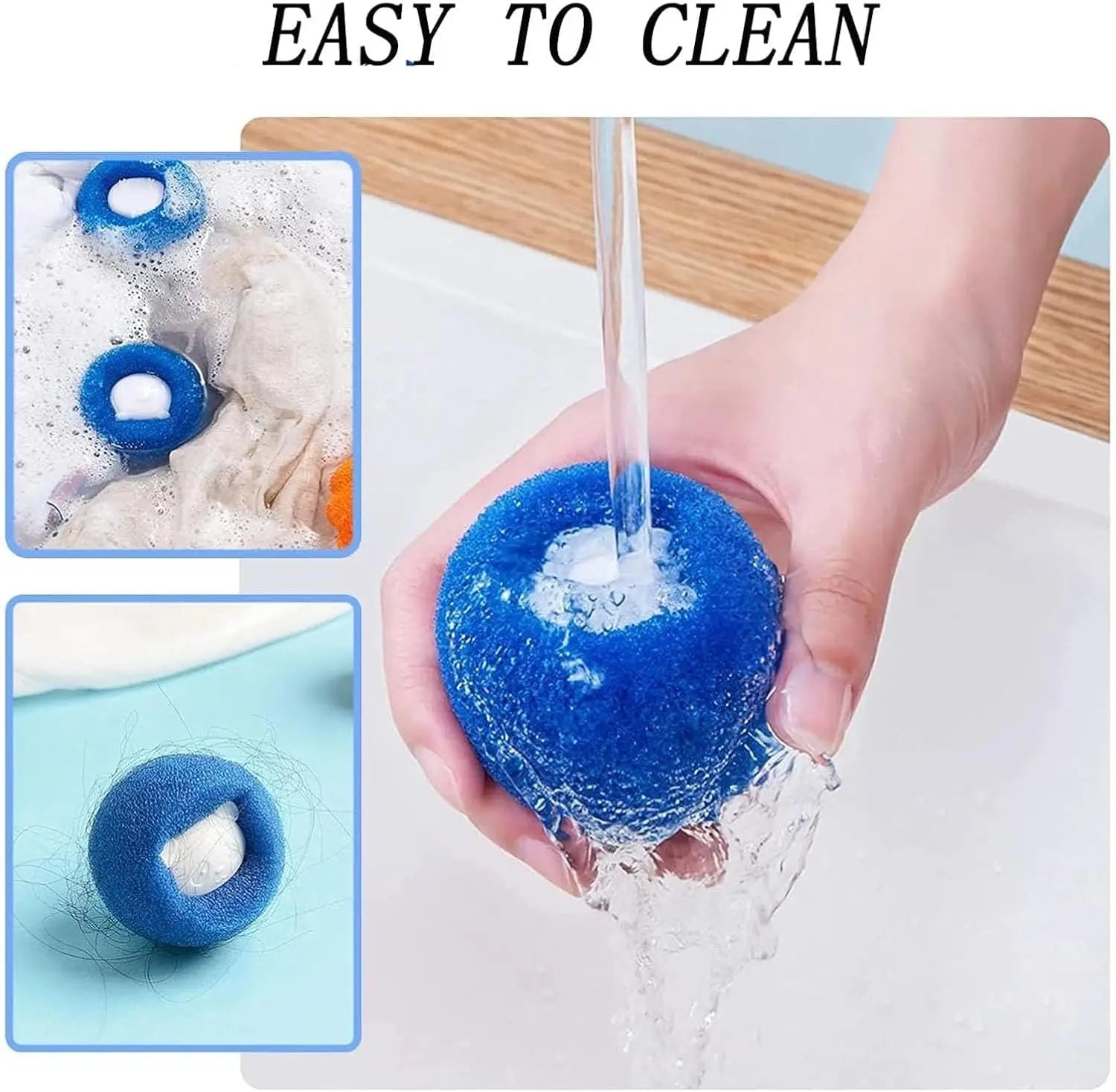 Laundry Balls Pet Hair Remover Reusable Washing Machine Lint Catcher Clothes Fluff Fur Cleaner Home Cleaning Tools