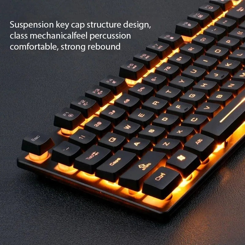 KM320 Waterproof Backlit Keyboard and Mouse Set