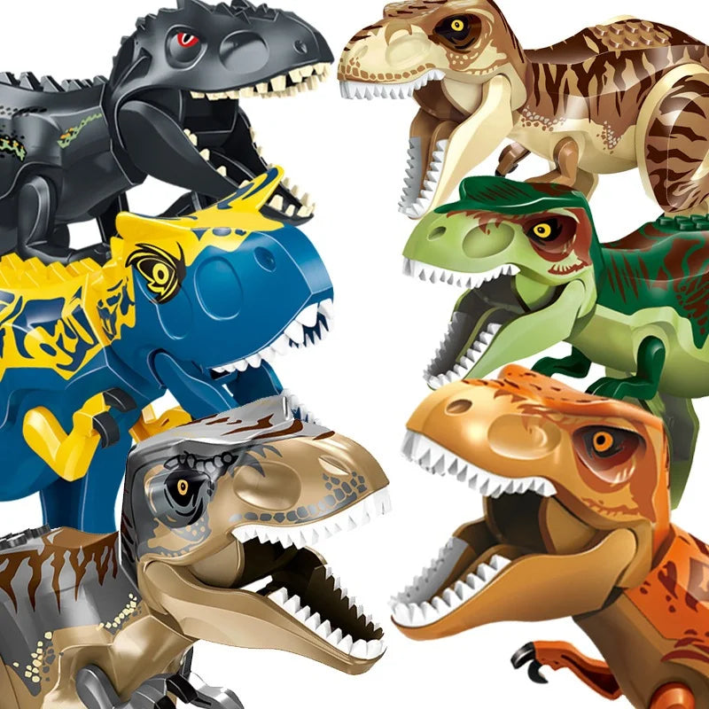 Jurassic World Brutal Raptor Building Blocks Dinosaur Model