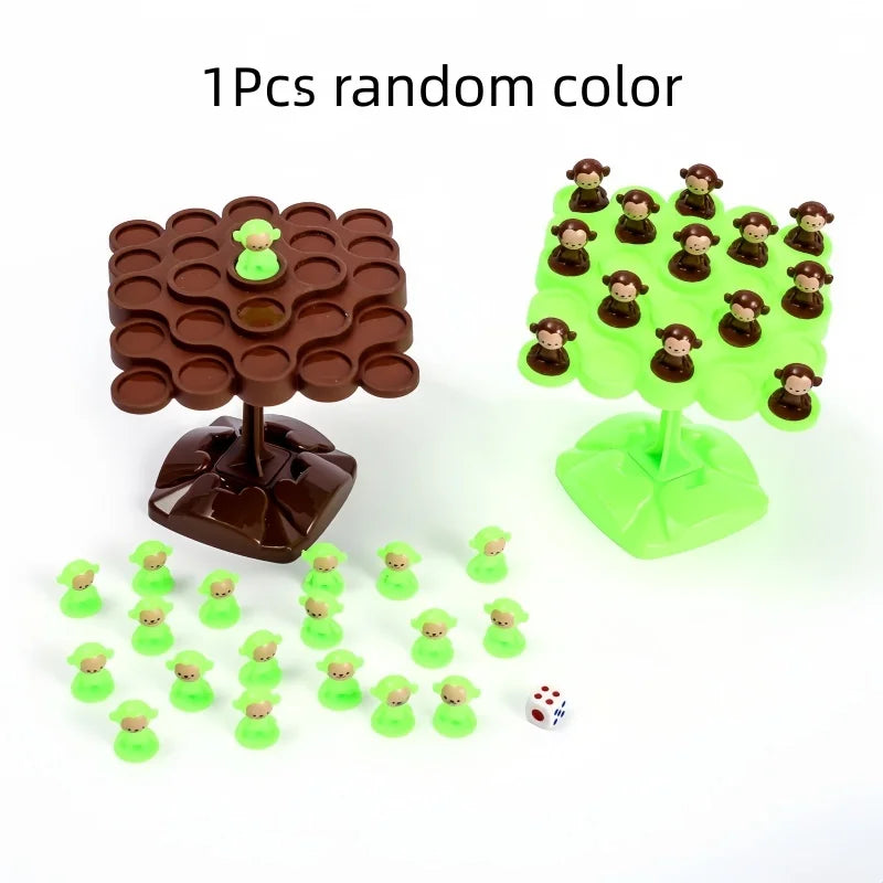 1PC Creative Balancing Tree Toy Digital Monkey Balance Scale Educational Number Board Game Adult Learning Party Toys
