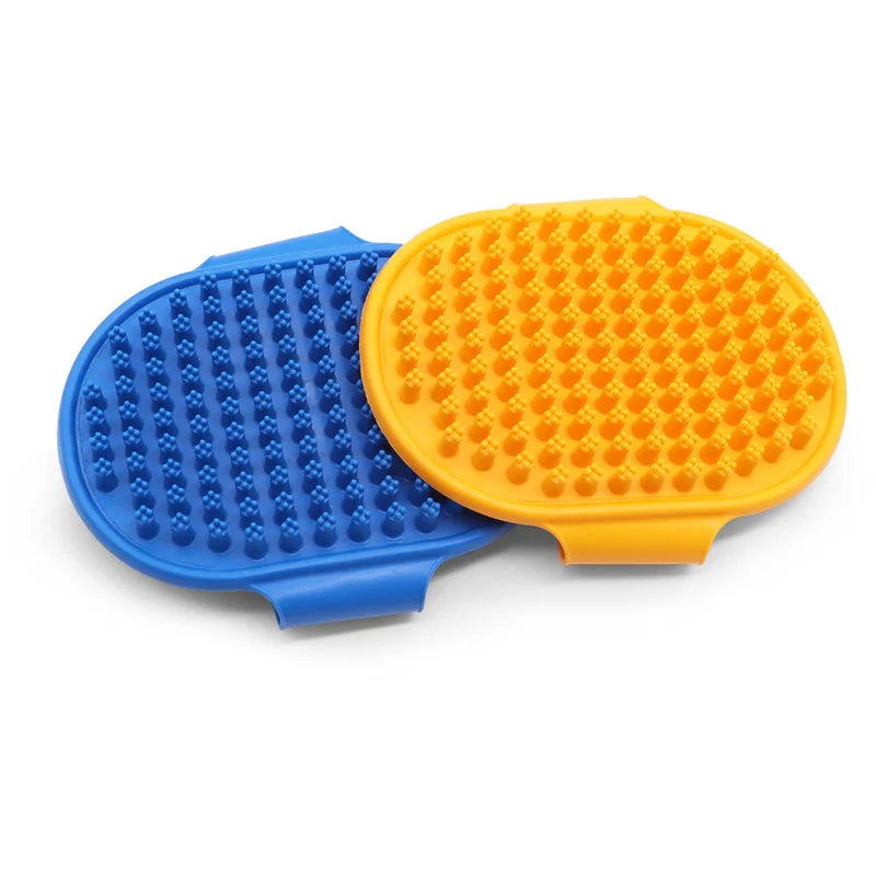 Silicone pet bathing brush