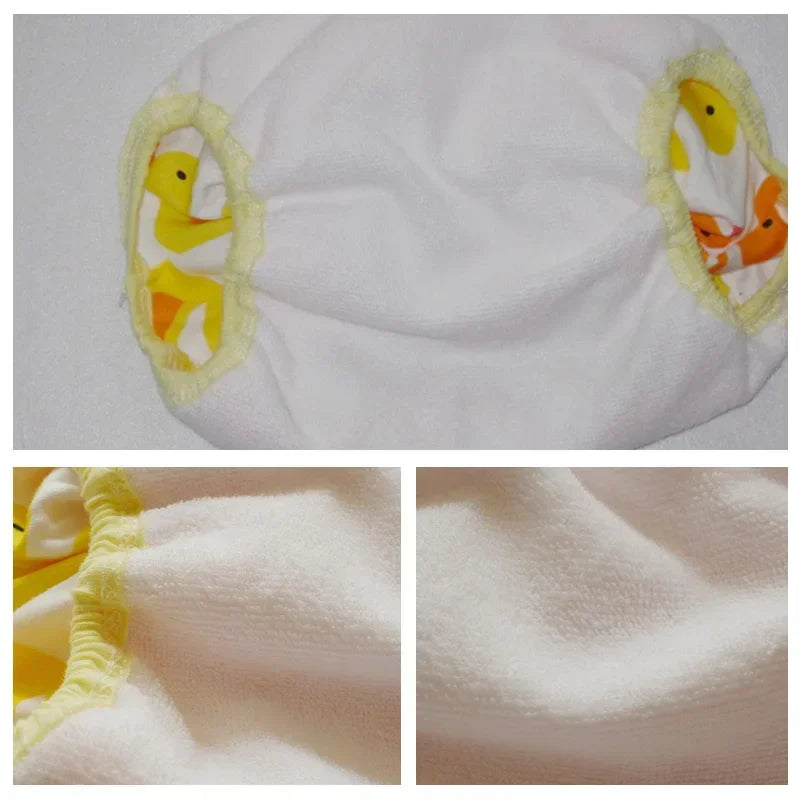 Unisex Cotton Cloth Diapers for Babies Reusable Washable Training
