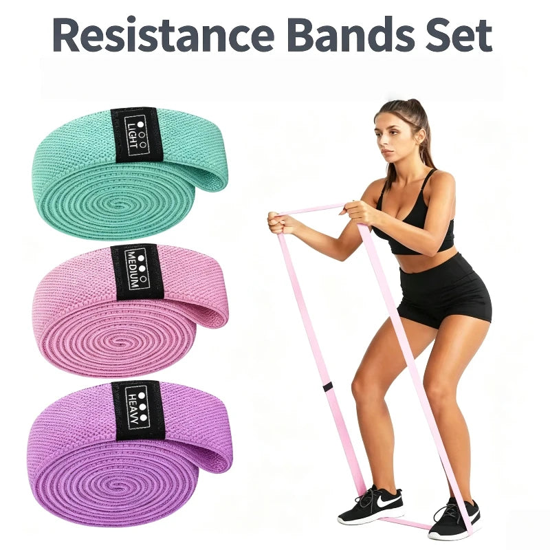 Set Long Resistance Bands for Working Out