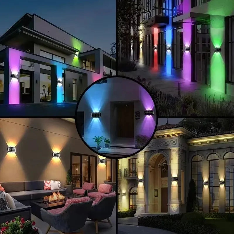 Solar Wall Lamp Outdoor Solar LED Light Waterproof Up