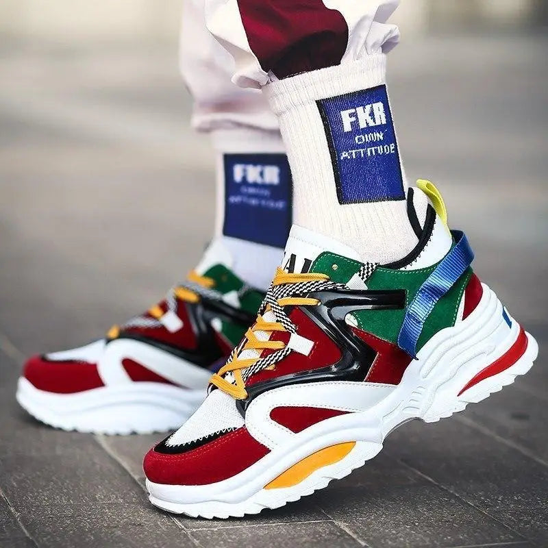 Customizable Stylish Women Running Shoes Increasing 6CM Sneakers