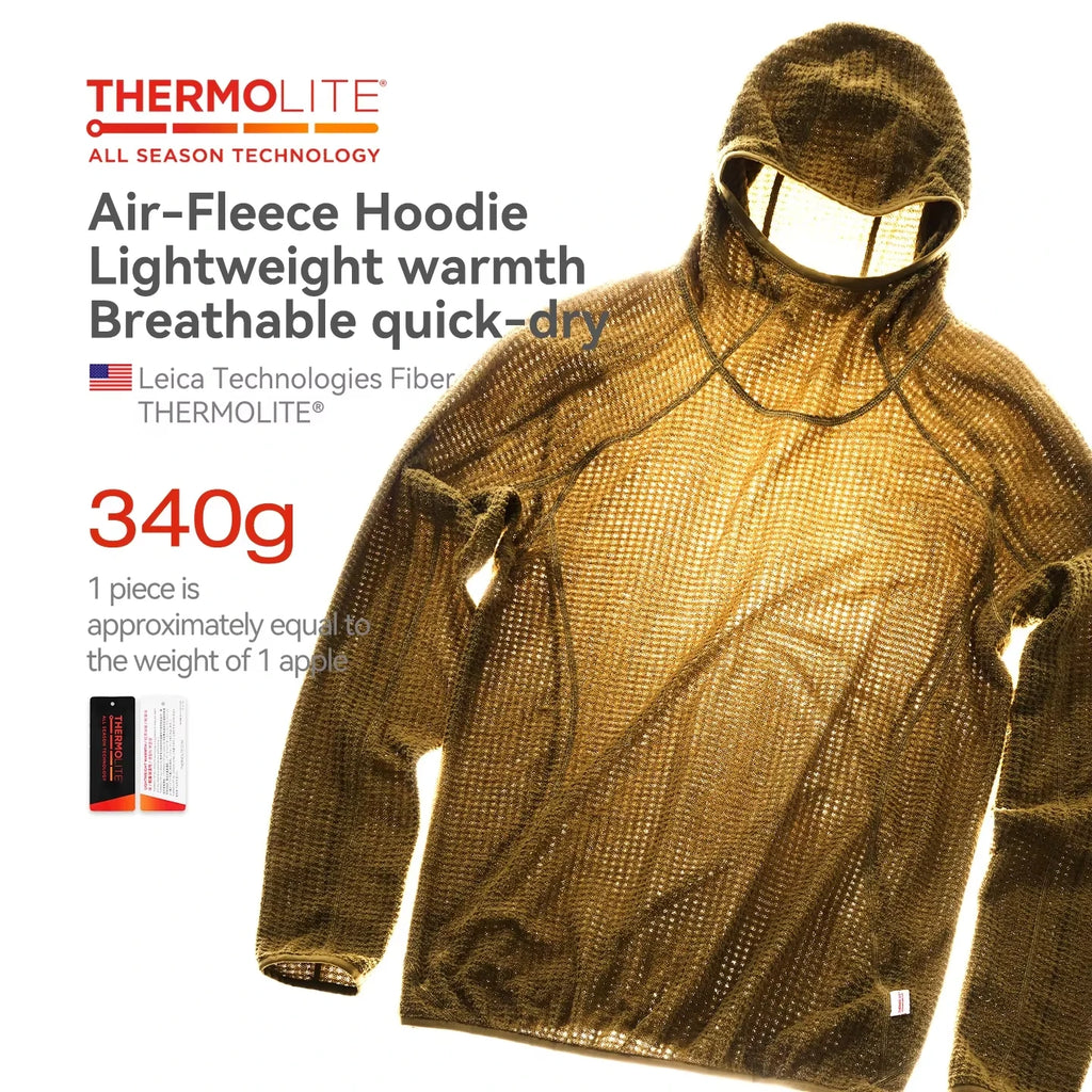 Thermolite® Hooded Sweatshirt: Winter Lightweight &amp; Warm Hoodie Unisex