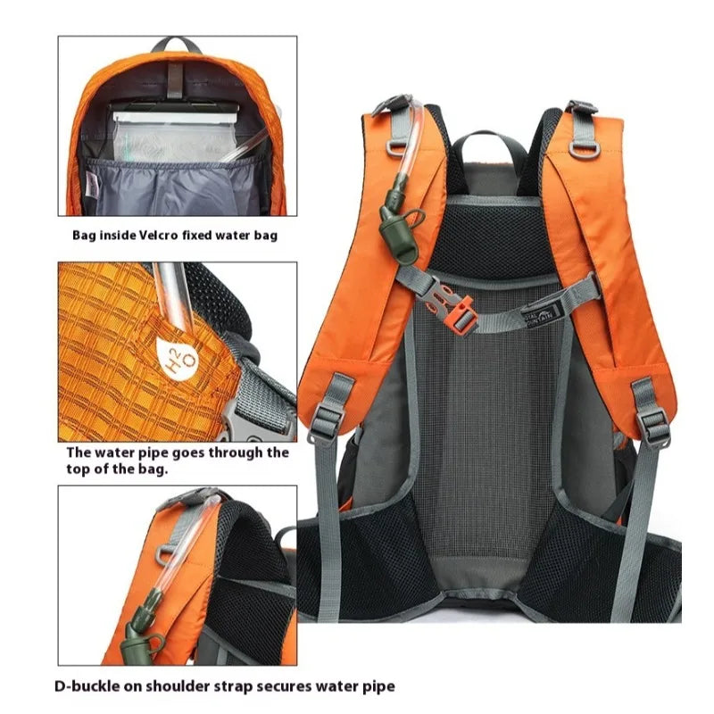 Classic Outdoor Climbing Backpack Travel Hiking Camping Bag Nylon