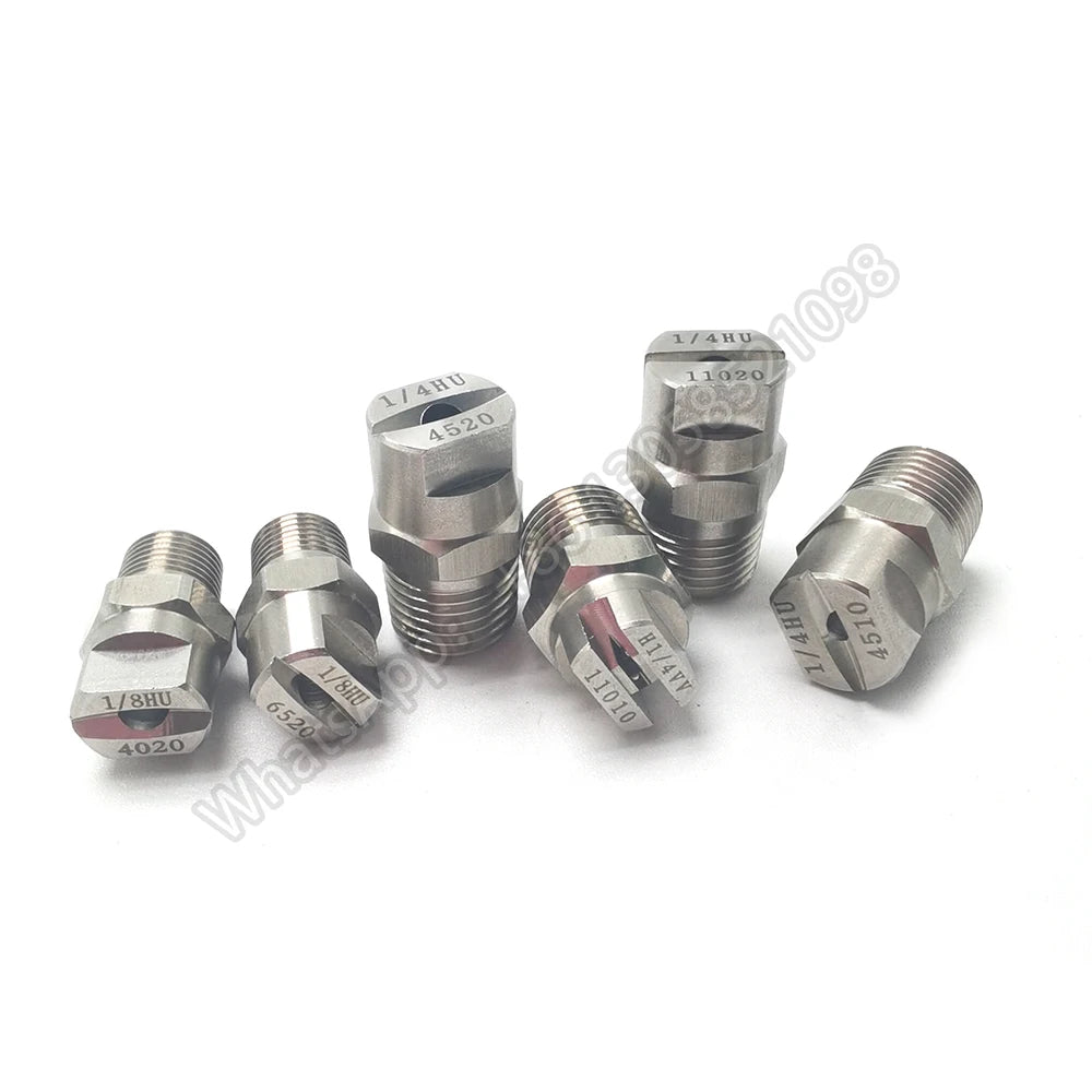 1/4‘’40/50 degree HVV HU Flat Fan Nozzle V e j e t Standard High Impact Stainless Steel Nozzle