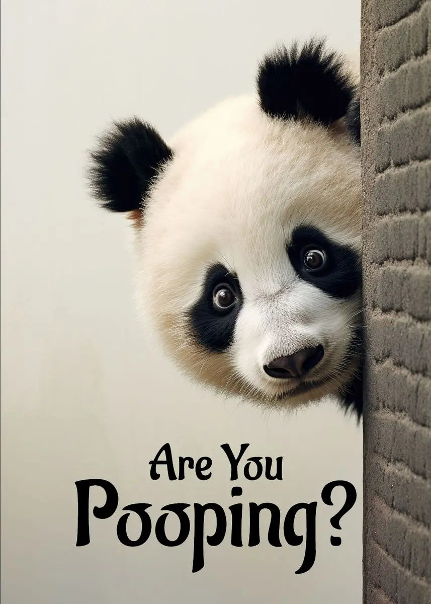 Cute Panda Blowing Bubbles Poster Graffiti Animals Art Print Canvas Painting Wall Pictures Living Room Room Home Decor Gift
