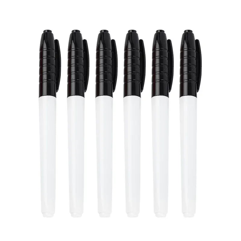 /Lot 0.5MM Erasable Whiteboard Pen 12 Colors Erasing Pen