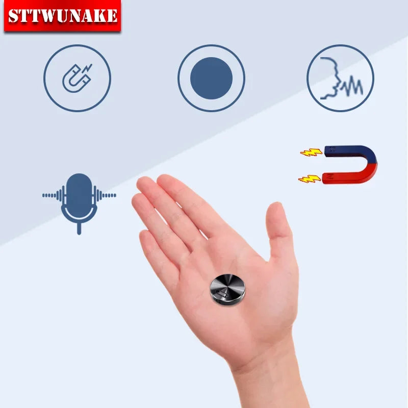 Built-In Magnet Mini Voice Activated Recorder Small Digital Audio