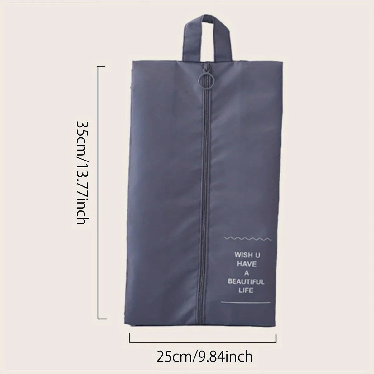 1pc-Travel Shoe Storage Bag Foldable Waterproof Shoe Bag Large