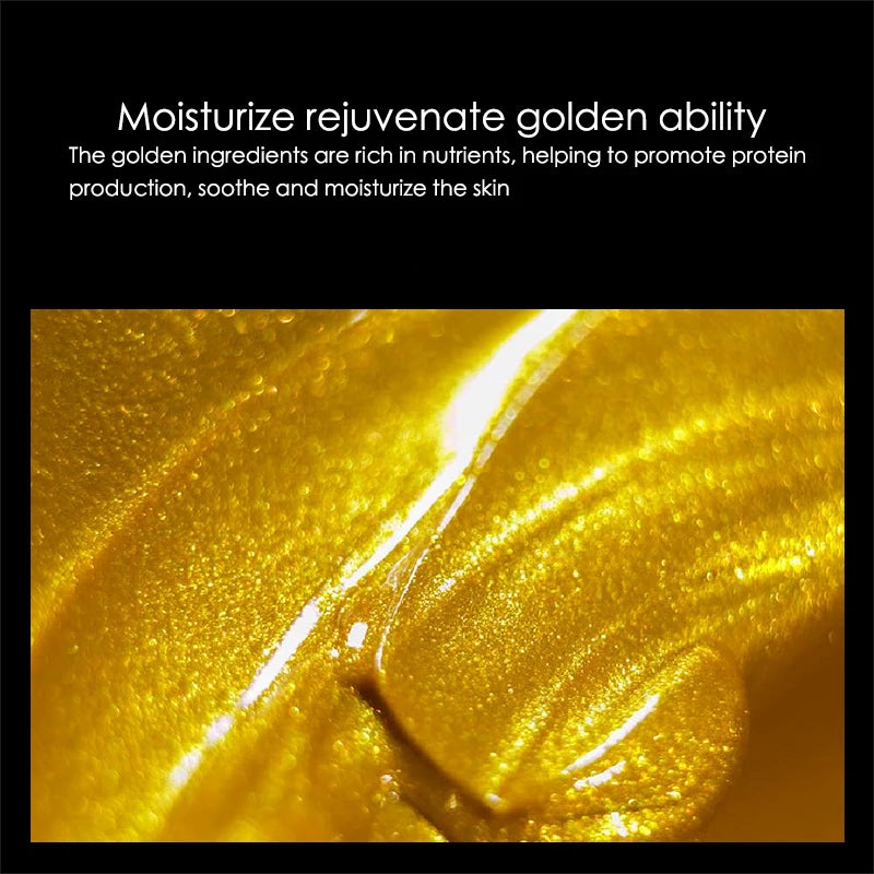 24K Gold Hyaluronic Acid Face Mask Firming Moisturizing Hydrating