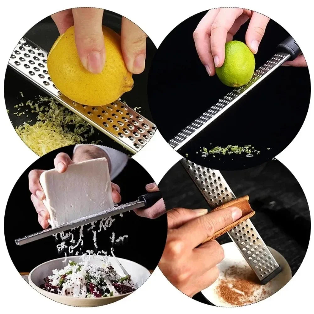 Stainless Steel Cheese Grater Slicer Lemon Zester Chocolate Chopper Fruit Peeler Planer Vegetables Cutter Kitchen Home Gadgets