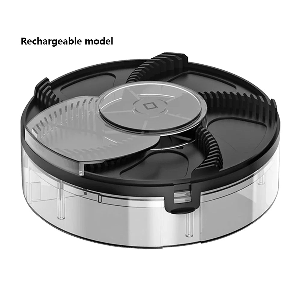 Pest Catcher Device Household Automatic Flycatcher USB Rechargeable Home Kitchen Flytrap Quiet Removable Indoor Insect Reject