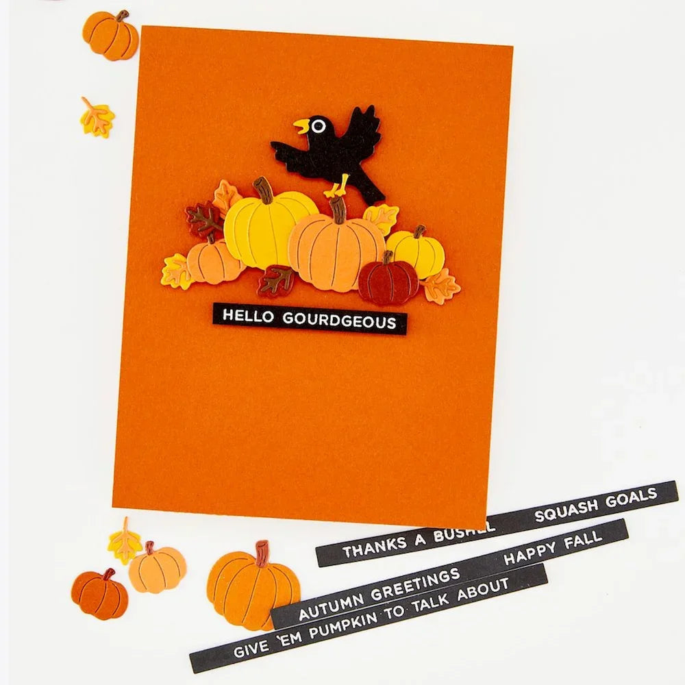 August Halloween Autumn Christmas Metal Cutting Dies Clear Stamps