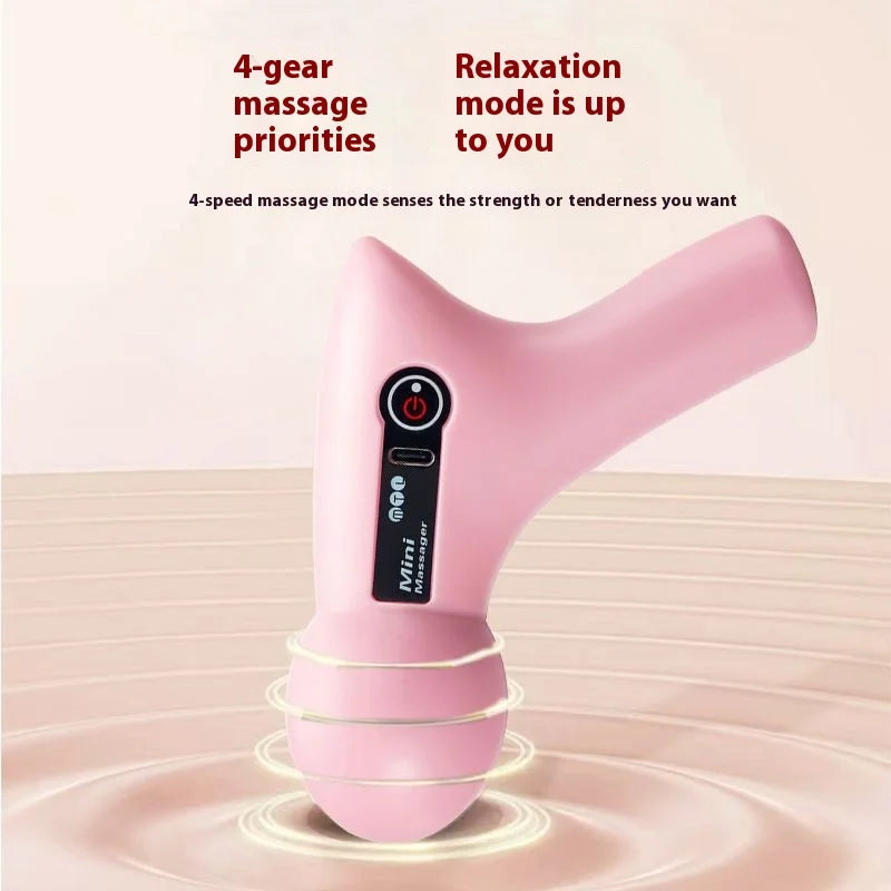 Mini Massage Gun with LCD Screen and 6 Heads